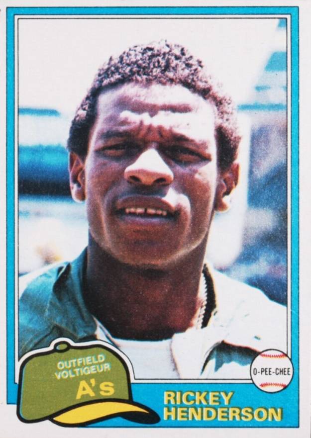 1981 O-Pee-Chee Rickey Henderson #261 Baseball Card