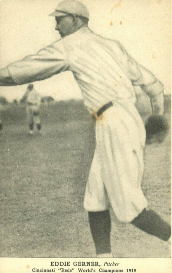 1919 Cincinnati Reds Postcards Eddie Gerner # Baseball Card