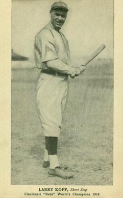 1919 Cincinnati Reds Postcards Larry Kopf # Baseball Card