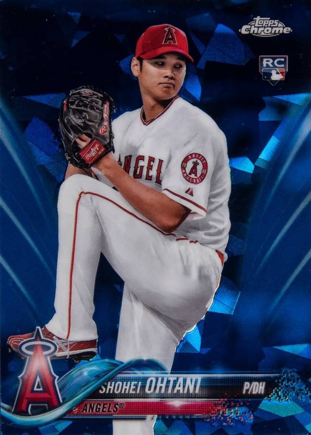 2018 Topps Chrome Sapphire Edition Shohei Ohtani #700 Baseball Card