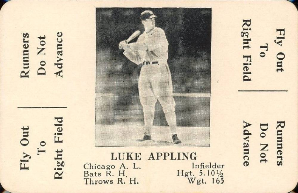 1936 S & S Game Luke Appling # Baseball Card