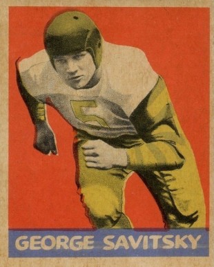 1949 Leaf George Savitsky #144 Football Card