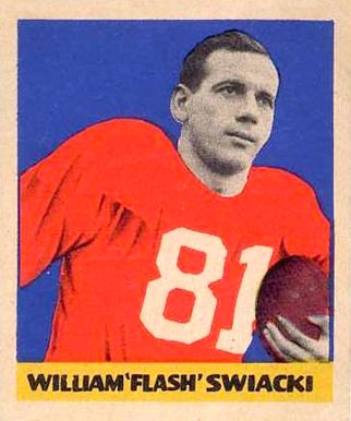 1949 Leaf William "Flash" Swiacki #110 Football Card