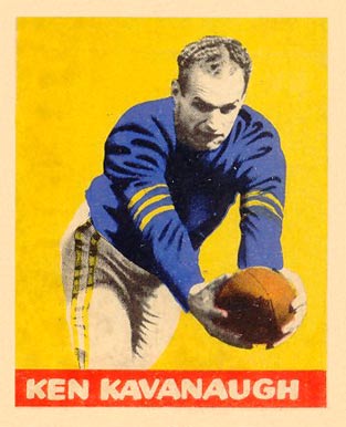 1949 Leaf Ken Kavanaugh #51 Football Card