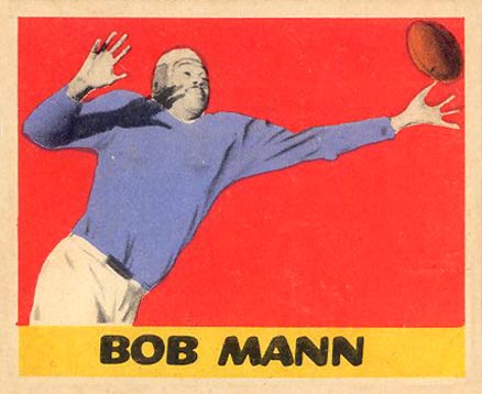 1949 Leaf Bob Mann #17 Football Card