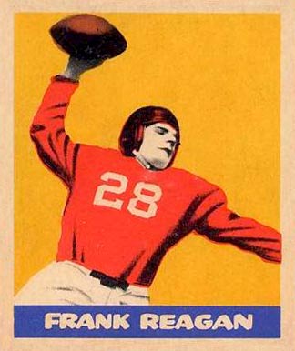 1949 Leaf Frank Reagan #3 Football Card