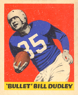 1949 Leaf Bill Dudley #22 Football Card