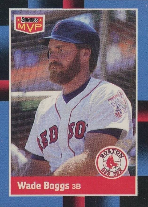 1988 Donruss MVP Wade Boggs #BC-7 Baseball Card