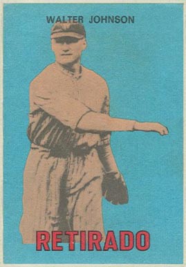 1967 Venezuela Topps Walter Johnson #139 Baseball Card