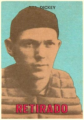 1967 Venezuela Topps Bill Dickey #140 Baseball Card