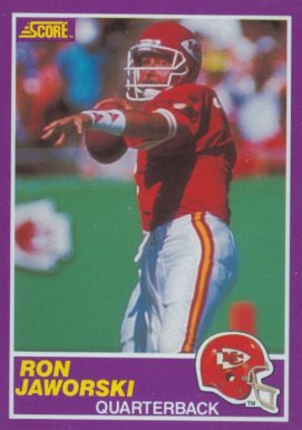 1989 Score Supplemental Ron Jaworski #368S Football Card