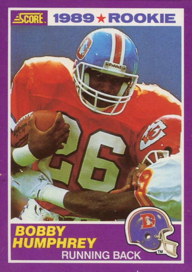 1989 Score Supplemental Bobby Humphrey #421S Football Card