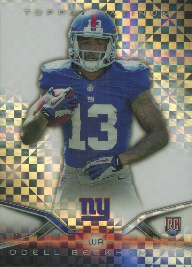 2014 Topps Platinum Odell Beckham Jr. #117 Football Card