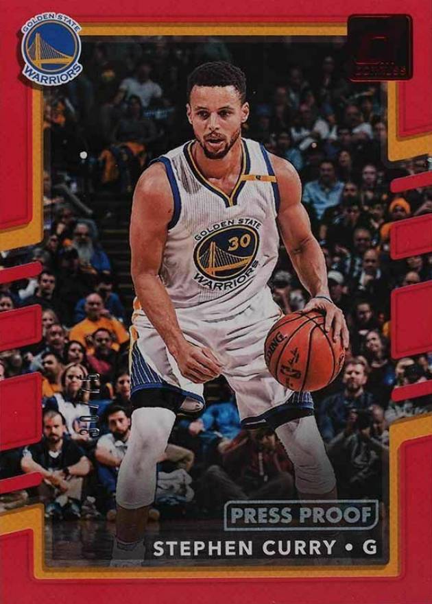 2017 Panini Donruss Stephen Curry #46 Basketball Card