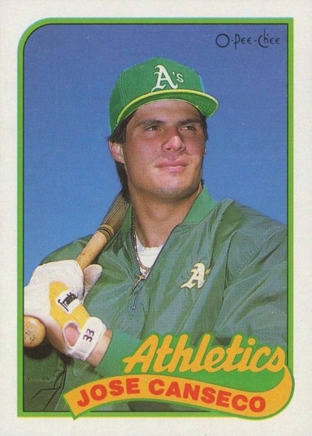 1989 O-Pee-Chee Jose Canseco #389 Baseball Card