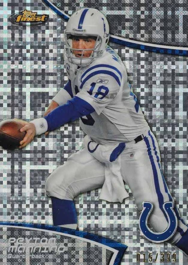 2011 Finest Peyton Manning #80 Football Card