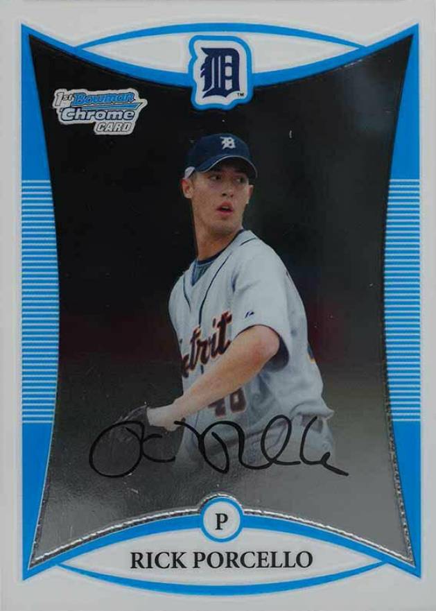 2008 Bowman Chrome Draft Rick Porcello #1 Baseball Card