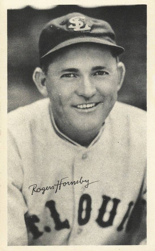 1936 National Chicle Fine Pens Rogers Hornsby # Baseball Card