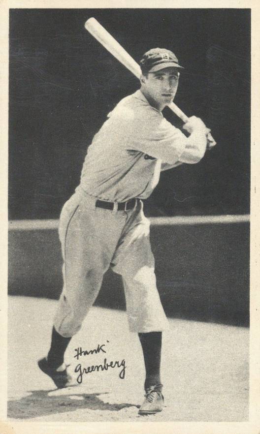 1936 National Chicle Fine Pens "Hank" Greenberg # Baseball Card