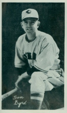 1936 National Chicle Fine Pens Sam Byrd # Baseball Card