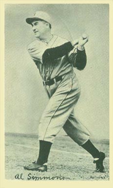 1936 National Chicle Fine Pens Al Simmons # Baseball Card