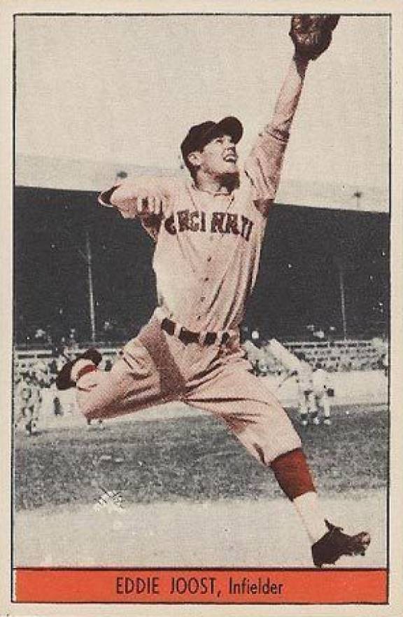 1939 Cincinnati Reds Team Issue Eddie Joost # Baseball Card