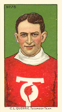 1910 Imperial Tobacco C.L. Querrie Tecumseh Team #76 Hockey Card