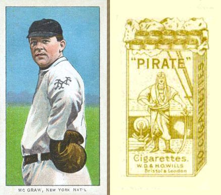 1912 Pirate Cigarettes John McGraw # Baseball Card