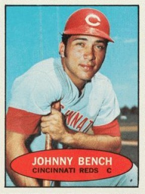 1971 Bazooka No Number Johnny Bench # Baseball Card