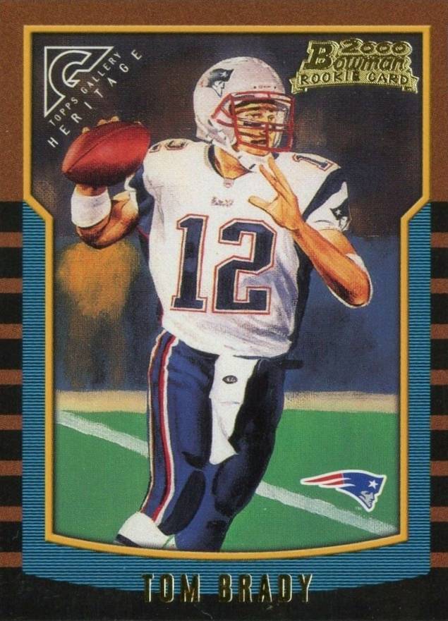 2002 Topps Gallery Heritage Tom Brady #GHTBR Football Card