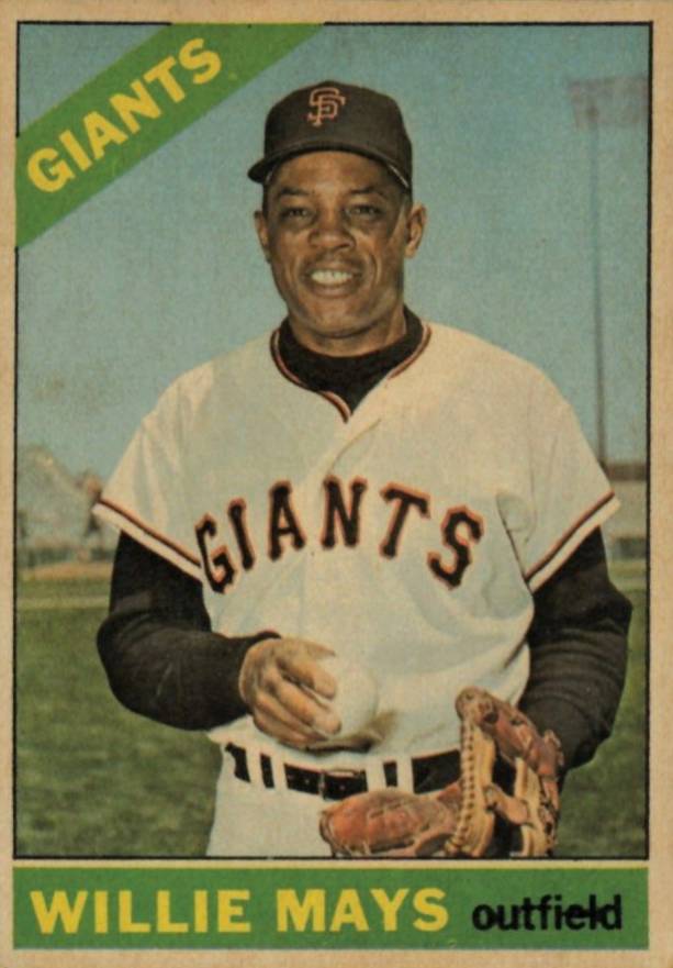 1966 Venezuela Topps Willie Mays #1 Baseball Card