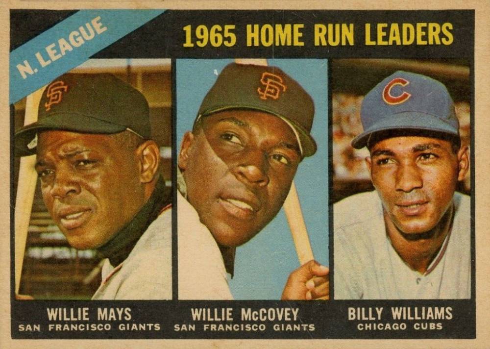 1966 Venezuela Topps NL Home Run Leaders #217 Baseball Card