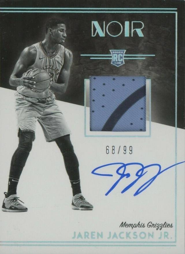 2018 Panini Noir Jaren Jackson Jr. #304 Basketball Card