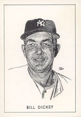 1950 Callahan Hall of Fame Bill Dickey # Baseball Card