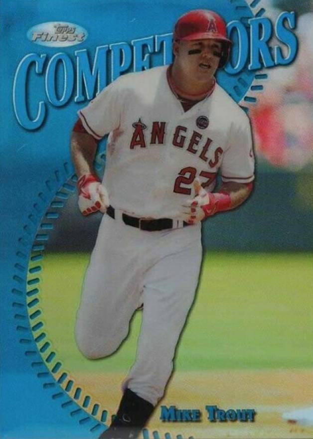 2014 Finest Competitors Mike Trout #FC-MT Baseball Card