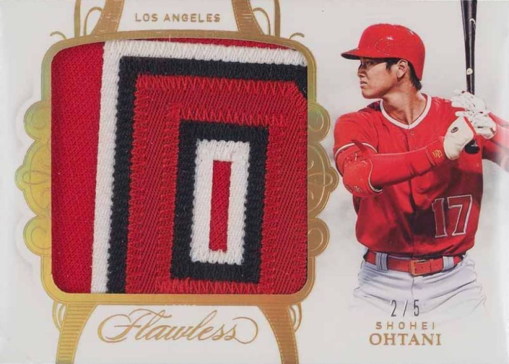 2018 Panini Flawless Patches Shohei Ohtani #PASO Baseball Card