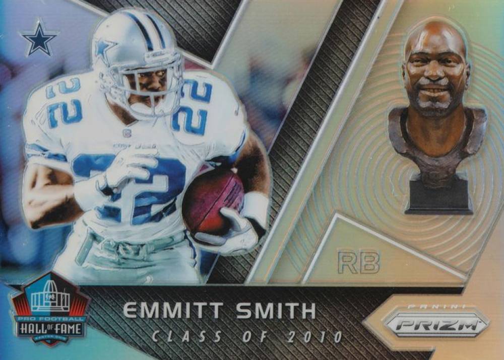 2017 Panini Prizm Hall of Fame Prizm Emmitt Smith #26 Football Card