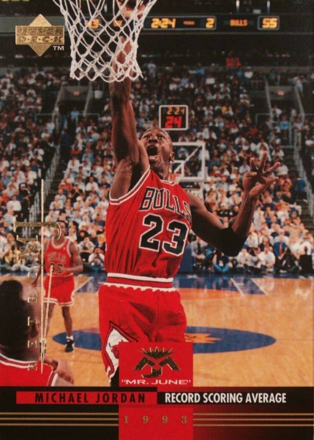 1998 Upper Deck MJ Career Collection Michael Jordan #54 Basketball Card