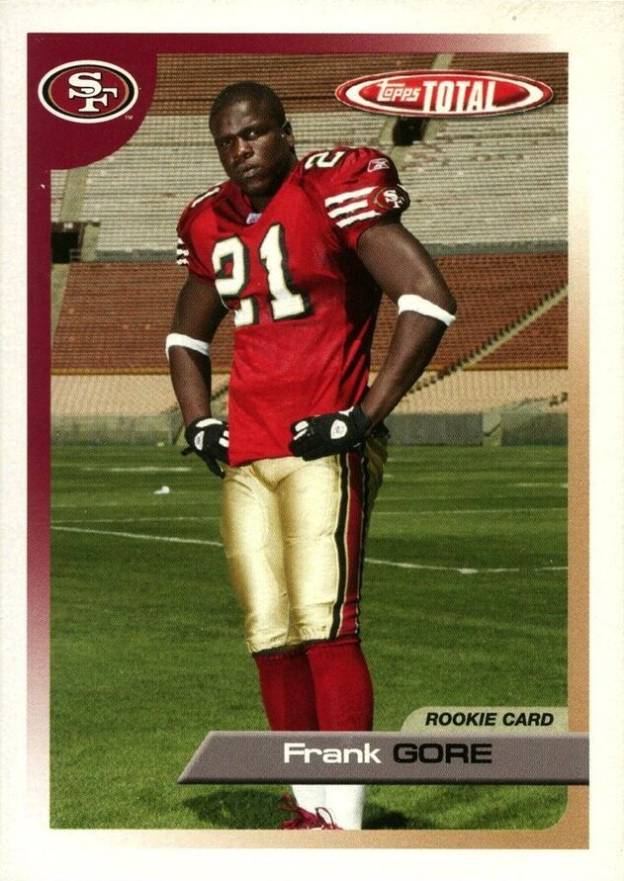 2005 Topps Total Frank Gore #441 Football Card