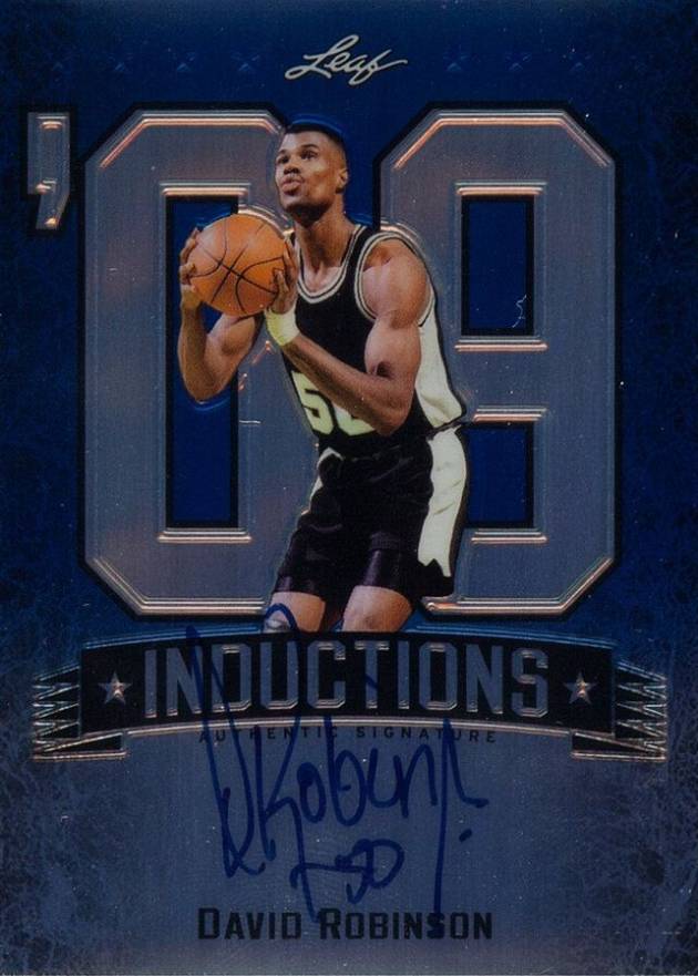 2012 Leaf Metal Inductions Autographs David Robinson #I-DR1 Basketball Card