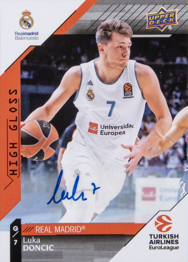 2017 Upper Deck Euroleague Luka Doncic #1 Basketball Card