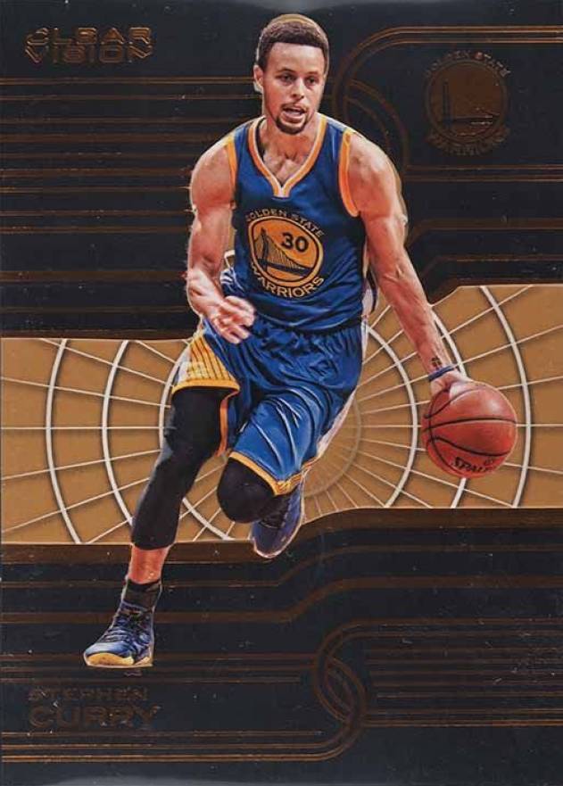 2015 Panini Clear Vision Stephen Curry #34 Basketball Card