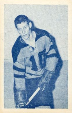 1952 Juniors Blue Tint Ken Schinkel #26 Hockey Card