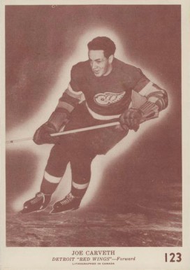 1940 O-Pee-Chee Joe Carveth #123 Hockey Card