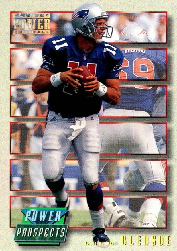 1993 Pro Set Power Update Power Prospects Drew Bledsoe #PP1 Football Card