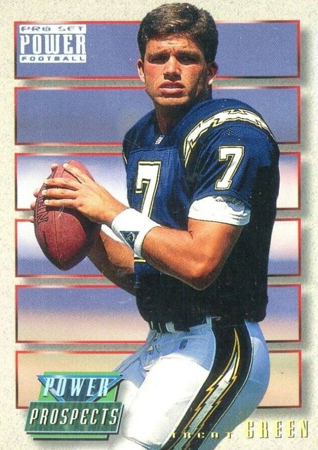 1993 Pro Set Power Update Power Prospects Trent Green #PP3 Football Card