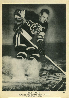 1939 O-Pee-Chee Bill Carse #80 Hockey Card