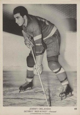 1939 O-Pee-Chee Jimmy Orlando #65 Hockey Card