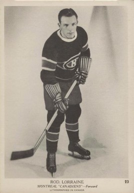 1939 O-Pee-Chee Rod Lorraine #23 Hockey Card