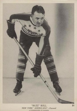 1939 O-Pee-Chee Buzz Boll #21 Hockey Card